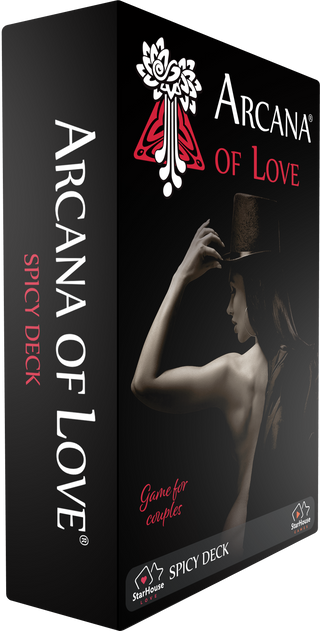 Arcana of Love Spicy Game for Couples box side angle.