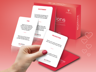 Emotions Shared Challenges couples game cards and box.