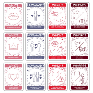 Couples game cards from Oh Yes! Makes a great gift or her.