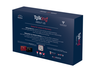 Talking About Us Dreams Wishes couples game box back.