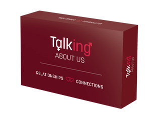 Talking About Us Relationships Connections couples game box front.