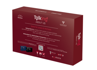 Talking About Us Relationships Connections couples game box back.